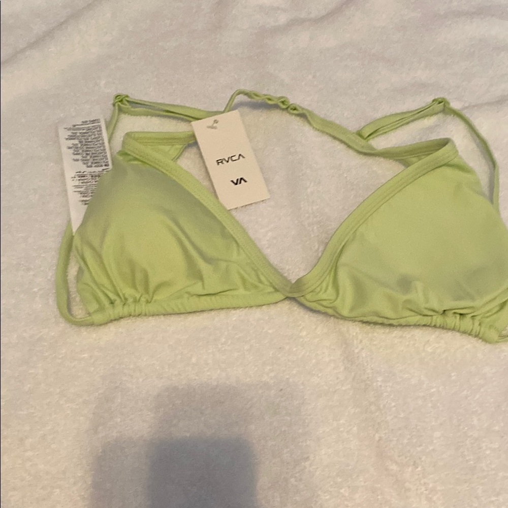 RVCA Mint Green Bikini Top